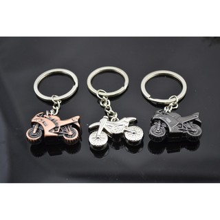 White K color creative motorcycle key chain key ring chain 7.5cm