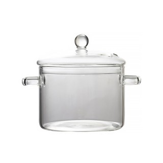 Cocina Borosilicate Glass Microwave Safe Noodle Cooking Pot Heat Resistant Serving Soup Bowl