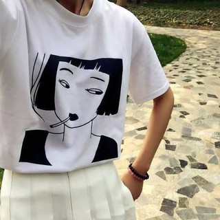 Aesthetic Smoking Girl Shirt
