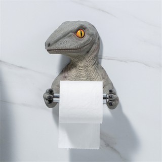 Resin Dinosaur Tissue Holder Box Toilet Waterproof Towel Holder Toilet Modern Paper Towel Holder Pun (4)