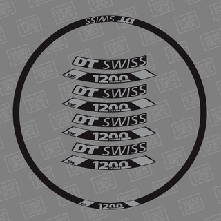 Multi Sizes Vinyl DT Swiss EXC 1200 Custom Rims Sticker Set for Bike Accessories