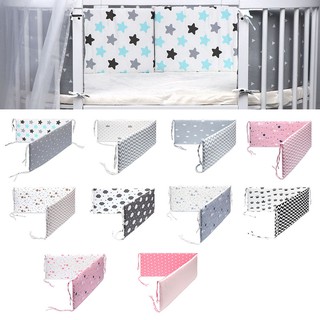 Printing Baby Bed Bumper Cotton Safety Crib Supplies VI0140 (1)