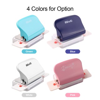 ▲IN STOCK KW-trio 6-Hole Paper Punch Handheld Metal Hole Puncher 5 Sheet Capacity 6mm for A4 A5 B5 Notebook Scrapbook Diary Planner