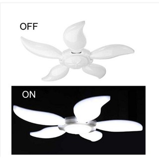 WELLA MANGO 5-leaf Folding LED Bulb Fan Blade Deformation 360 Degree