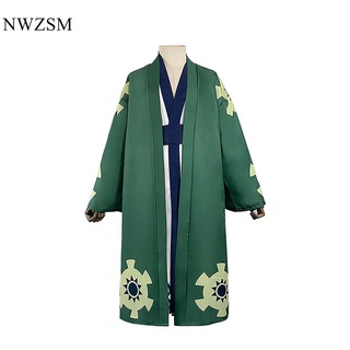 ONE PIECE Roronoa Zoro cosplay Land of Wano Japanese kimono set cosplay costume|Anime Costumes|