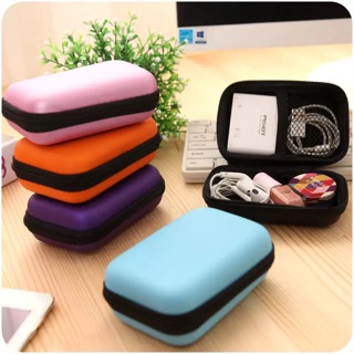 headset earphone usb cosmetic coin card storage pouch