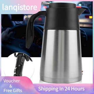 12V/24V 1300ml Car Truck Electric Kettle Pot Heated Water