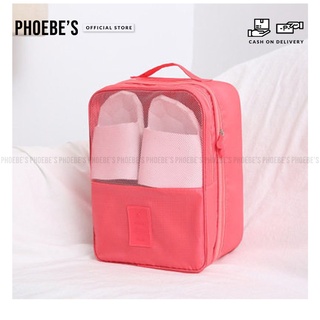 Phoebes Multi purpose 3 layer shoe clothes bag organizer storage travel light weight handy portable