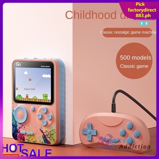 【Hot Selling】[500 Games] G5 handheld game machine Gameboy Digimon connected TV nostalgic game machine color screen retro Toy Factory price