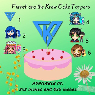 Funneh and The Krew Cake Toppers
