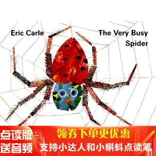 ✲☃The Very Busy Spider Ai Rui Carr English English Picture Book Young Children English Picture Book