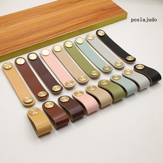 【COD】Soft Faux Leather Cabinet Handle Easy to Install Scratch-resistant Drawer Handle for Bookcase