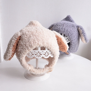 Baby Girls Boys Cute Rabbit Ears Caps Newborn Earmuffs Knit Winter Hat