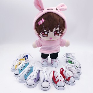 5cm BJD baby canvas shoes exo doll shoes casual shoes 20cm doll shoes Mini shoes