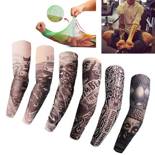 Tattoo Cooling Arm Sleeves Cover UV Sun Protection Cycling