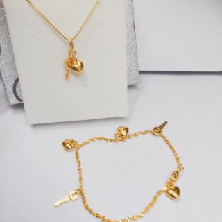 SGI fashion jewelry bangkok gold 24k plated 2in1 set
