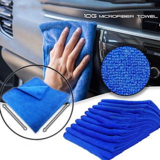 【In stock】25x25CM Car motorcycle Soft Microfiber Absorbent Kitchen Wash Cleaning Polish Towel Cloth