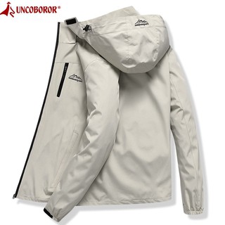 Jacket Men Waterproof Hooded Breathable Casual Jacket Spring Autumn Outwear Windbreaker Tourism