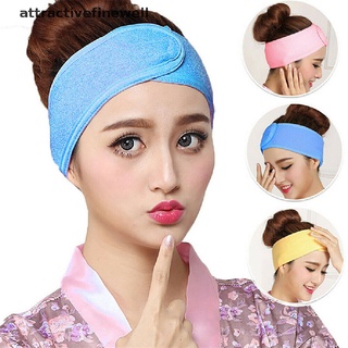 [attractivefinewell] Lady Towel Hair Band Wrap Wide Headband Spa For Bath Shower Yoga Sport Make Up
