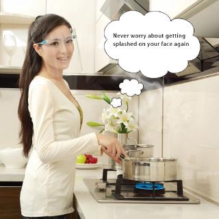 【COD】（Glasses+Mask）waterproof and Anti-fog Dental Face Shield Anti-fog Mask Protective Isolation Glasses (5)