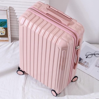 ✈¤Luggage female travel trolley case password box student leather suitcase 24 inch 26 inch universal