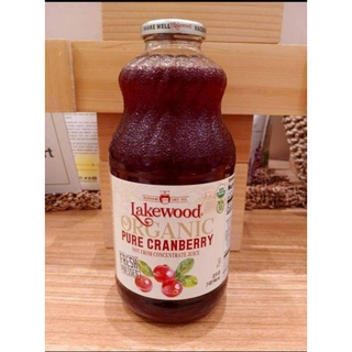 Lakewood Organic Pure Cranberry (Fresh Pressed) 32oz or 946ml