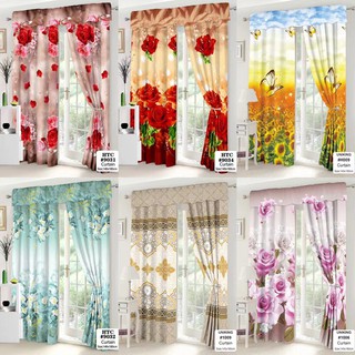New 5D Fashion Flower Curtain 1pc (Size : 140cm ×180cm) ②