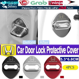 YHJ09.15❀✈✸【Honda】4PCS/Set Car Door Lock Protective Cover Cap Anti Rust