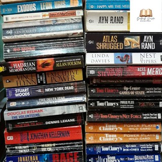 BOOKSALE: Preloved Pocketbook Mystery/Action/Thriller/Suspense Books from Various Authors (BATCH 5)