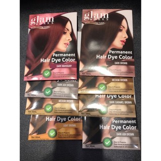 GLAMWORKS Permanent Hair Dye Color 30ml