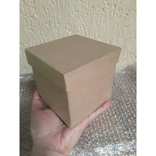 Gift & Wrapping▥✠✴4 x 4 x 4 Brown Square Kraft Box