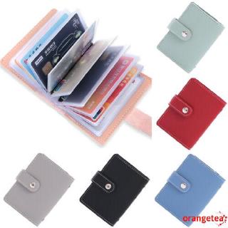 Women´s 26 Cards Slim PU Leather ID Credit Card Holder