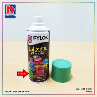 Pylox Lazer Spray Paint Leaf Green PLZ030 400cc Nippon