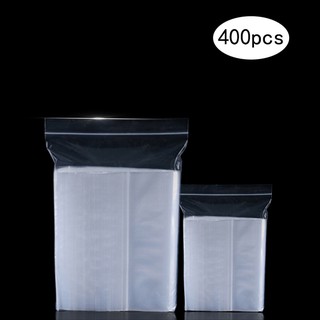 100 Pcs/Set Plastic Zipper Bag Lot Resealable Plastic Clear Poly Bag Reclosable Zipper Bag Zip Lock Bags (5)
