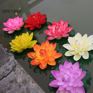 Artificial Lotus Floating Lily Garden Fish Flowers