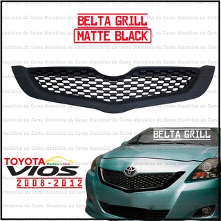 Toyota Vios 2008-2012 Belta Grill (2nd Generation) Matte Black (1)