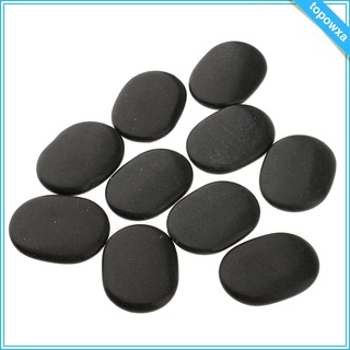 New 10pcs / lot Hot Spa Rock Basalt Stone Massage Stones Massage Lava Natural Stone Set 4*3cm