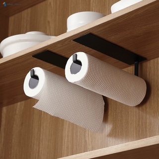 Paper Towel Holder Under Kitchen Cabinet Self Adhesive Towel Paper Holder Stick on Wall (4)