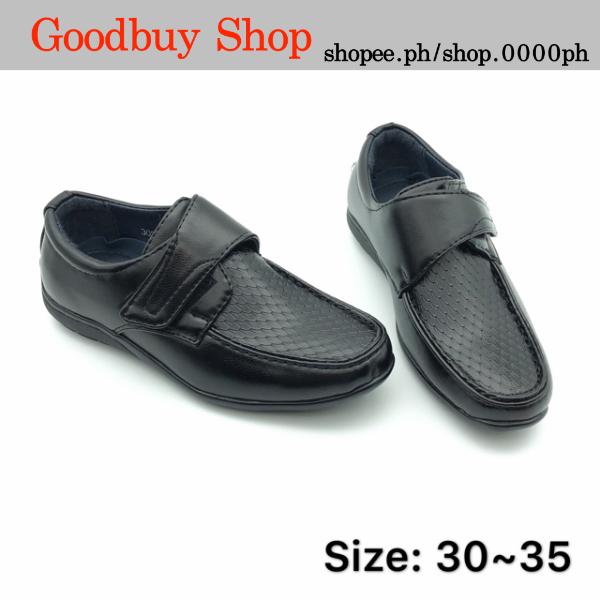 3029-26S/M Black Shoes/Black School Shoes/Kids Shoes For Boys