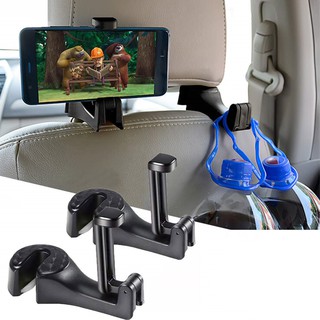 Multi-function Car Hook Phone Holder Universal Vehicle Car Headrest Hooks (1)