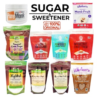 Sugar & Sweeteners [Monk Fruit/Erythritol/Xylitol/Turbinado/Sucanat]