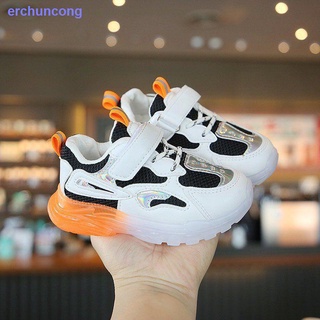 Children s sports shoes spring and autumn new girls breathable net shoes boys old shoes big kids soft bottom running coconut shoes