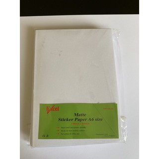 A6 Excel Matte Sticker Paper