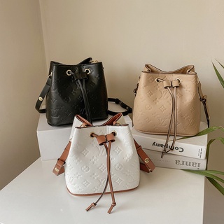 LV Bucket Bag Crossbody Bag Leather Bag MINI Sling Bag Women Shoulder Bag COD (1)