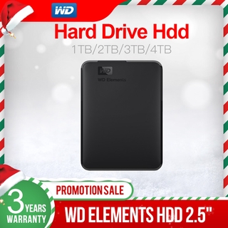 Western Digital WD Elements External hdd 500GB 1TB 2TB 4TB 5TB USB3.0 2.5" Portable Hard Drive Disk Hdd for PC laptop