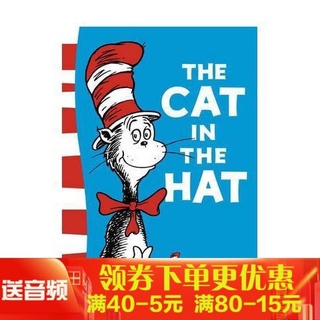 ♟✐THE CAT IN THE HAT Dr. Seuss Liao Caixing English Picture Book Picture Book