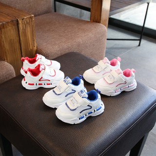 Promotion丶Sports Shoes Boys Girls Soft Bottom Running Shoes Net Shoes