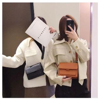 YQY Korean Leather shoulder Sling bag women #2106 (2)