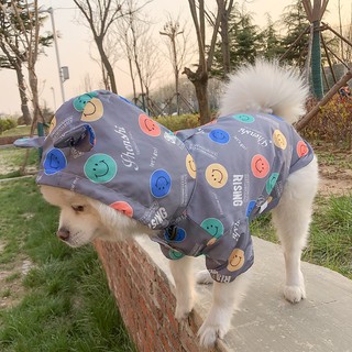 Pet Dog Raincoat French Bulldog Clothes Waterproof Clothing for Dog Rain Jacket Schnauzer Welsh Corg