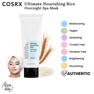 COSRX Ultimate Nourishing Rice Overnight Spa Mask 60ml